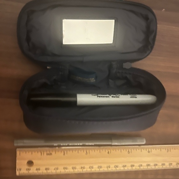 Vintage Christian Dior Perfume Navy Blue Bag - Picture 8 of 10